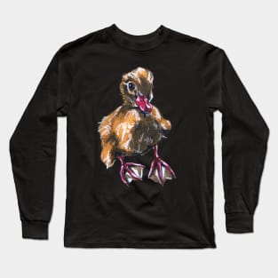 Fluffy Ducky Long Sleeve T-Shirt